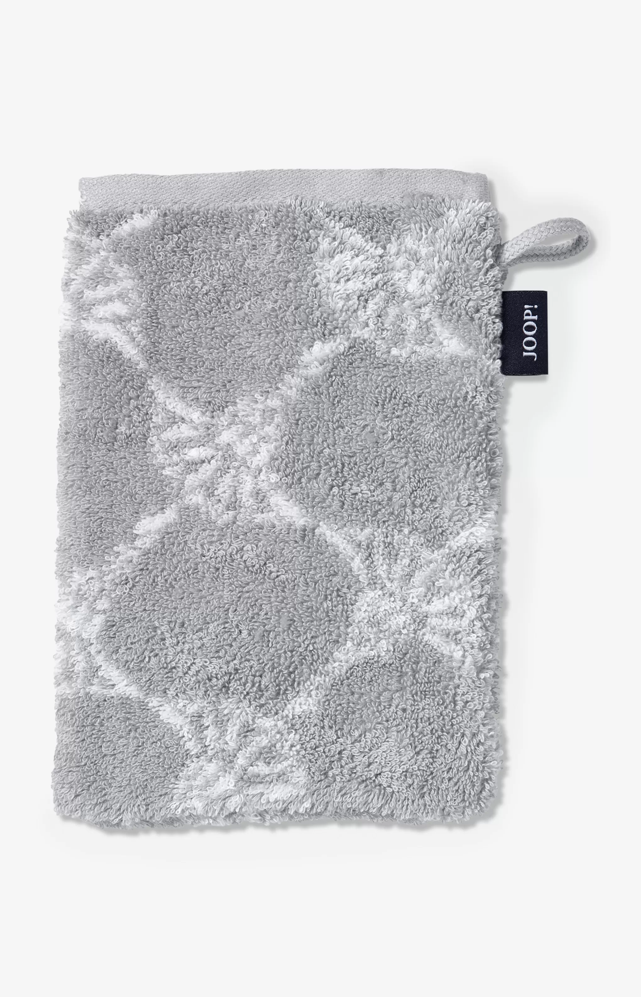 - Wash Mitt | Discover Everything*JOOP - Wash Mitt | Discover Everything Black/White Cornflower Terrycloth Series in