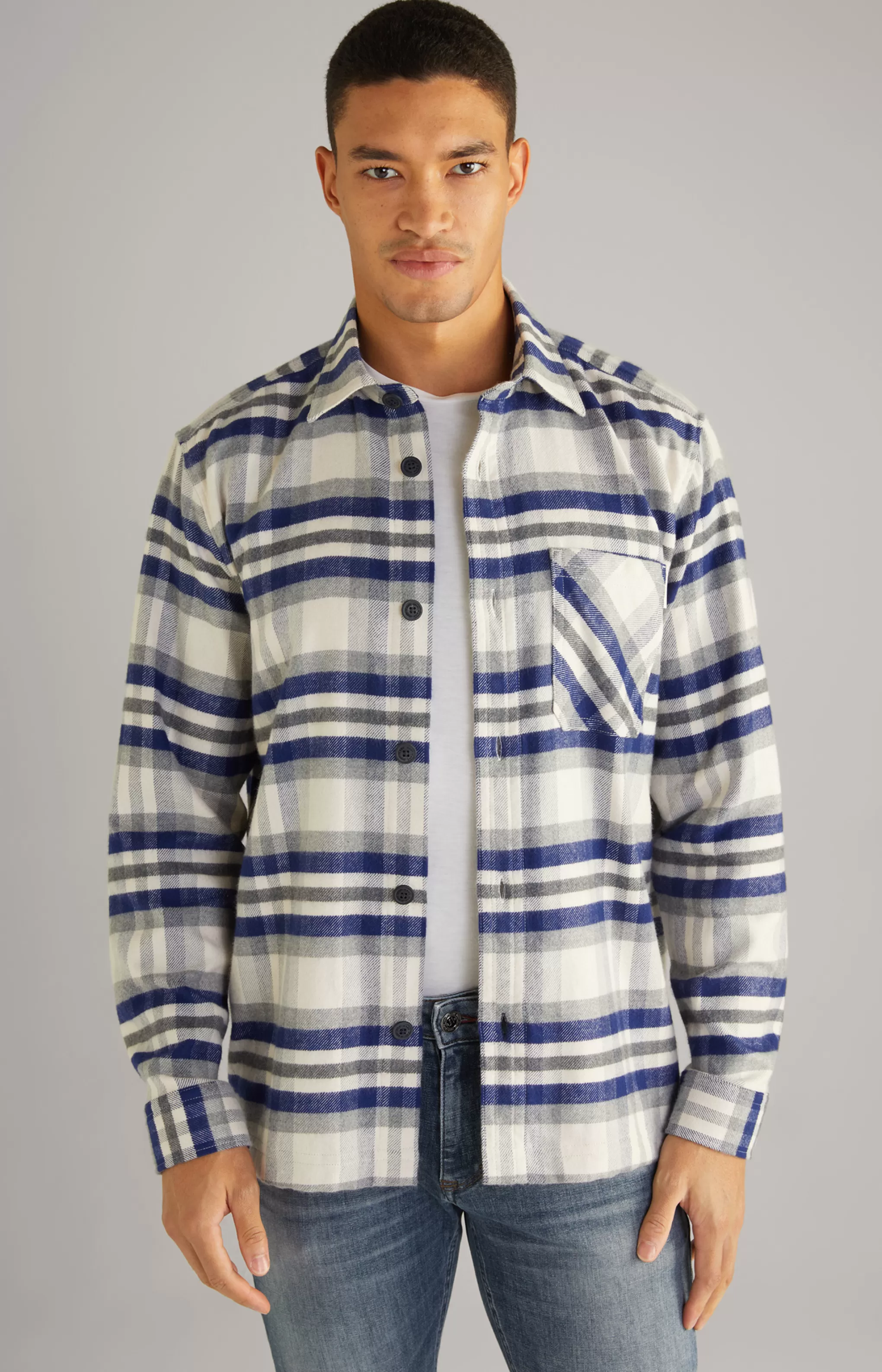Shirts | Clothing*JOOP Shirts | Clothing Harvi Flannel Shirt in Red/Beige Check