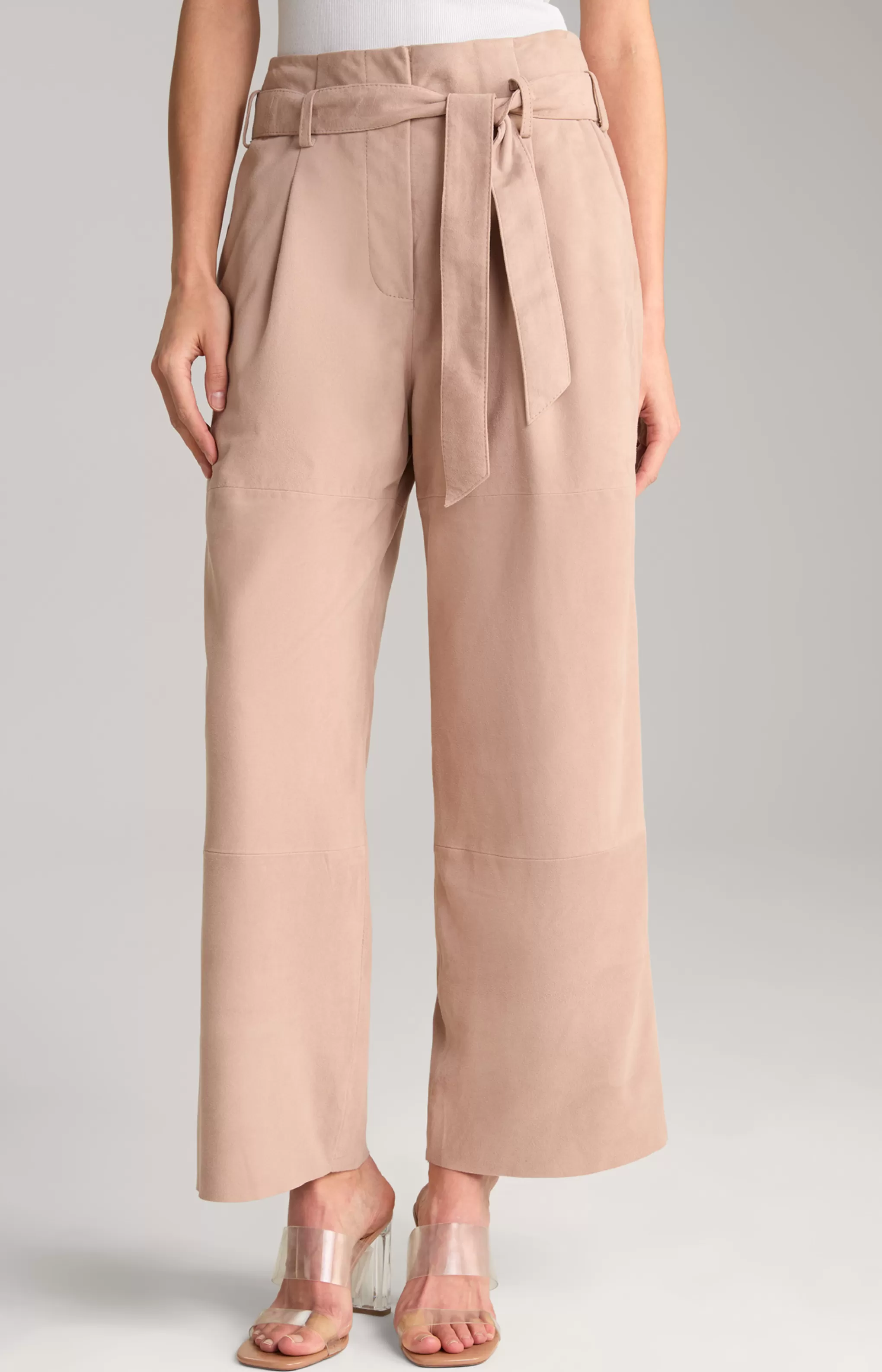 Leather | Trousers*JOOP Leather | Trousers Kidskin Suede Leather Trousers in