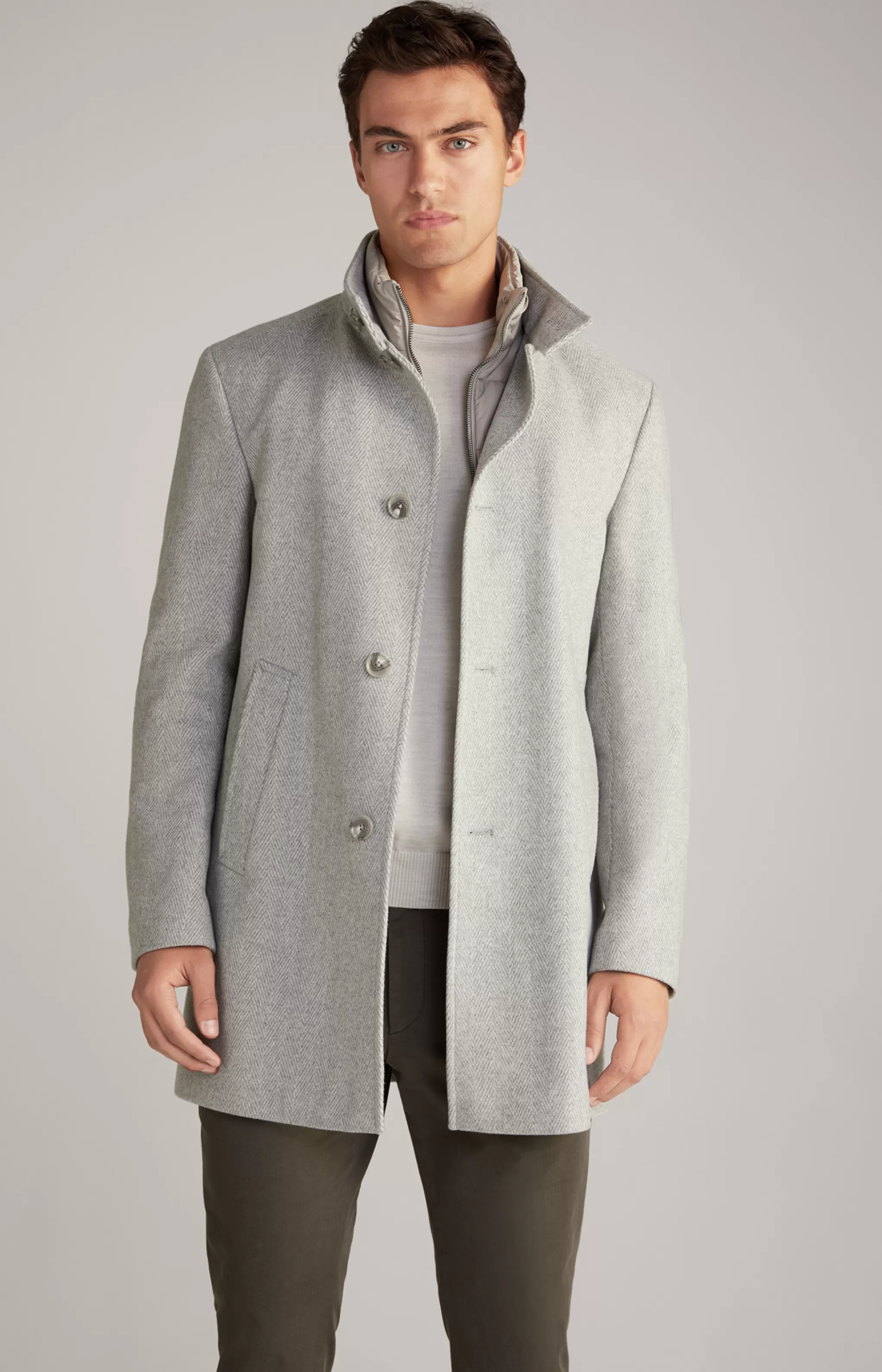 Coats | Clothing*JOOP Coats | Clothing Maico Coat in a Light Beige Pattern