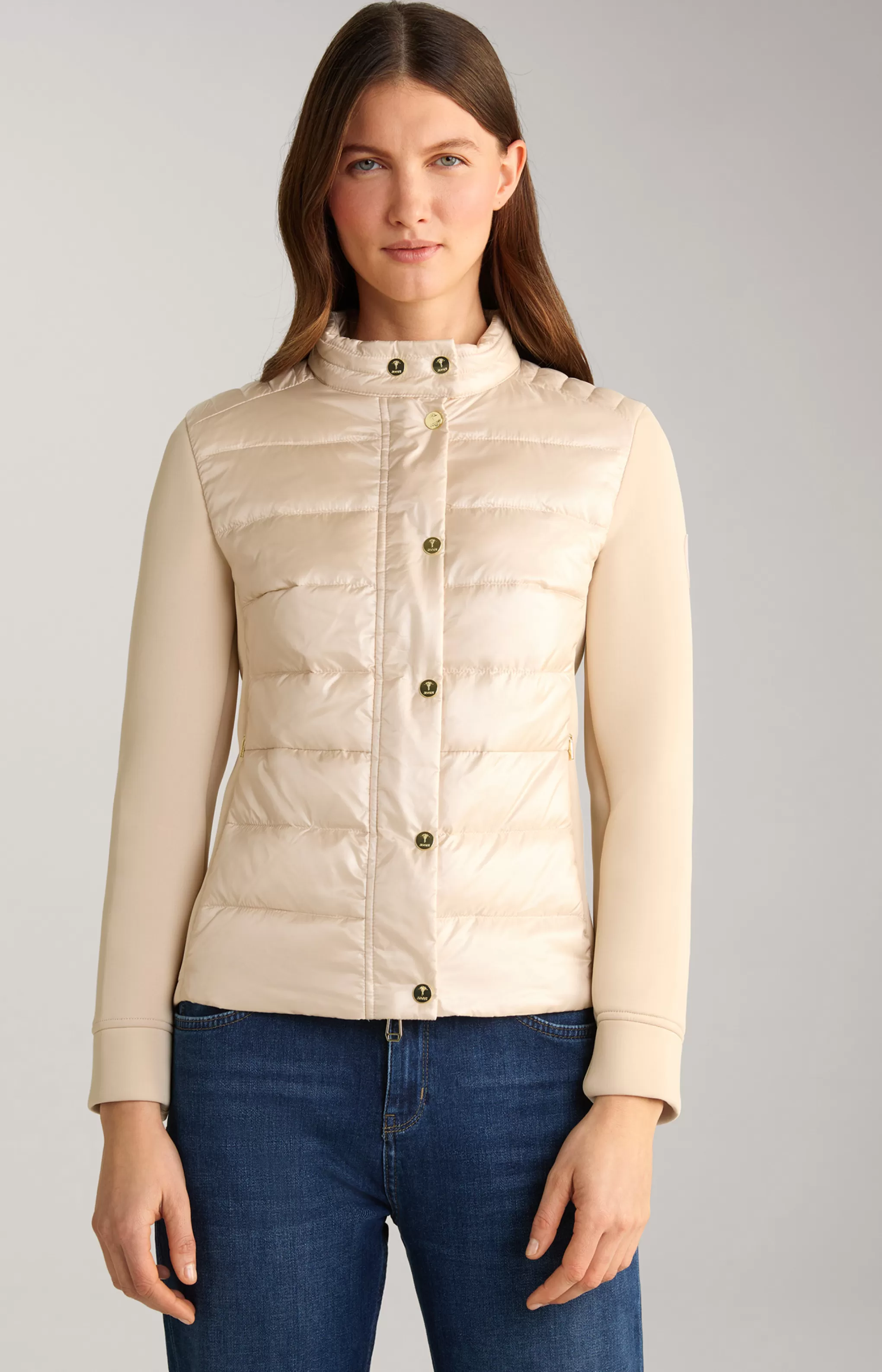 Jackets And Coats | Clothing*JOOP Jackets And Coats | Clothing Neoprene Jacket with Quilting in Champagne